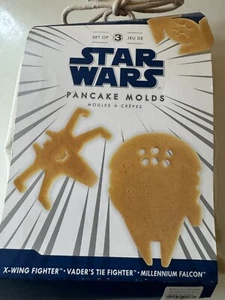 William Sonoma~Star Wars Pancake Molds~X Wing, Millennium Falcon, TIE Fighter - Picture 1 of 6