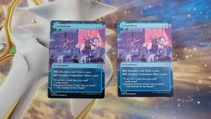 MTG WOT Compulsion Borderless x2 NM (1 Foil) - Picture 1 of 2
