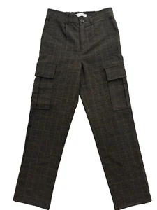 ZARA BOYS BROWN CLASSIC STRAIGHT PANTS SIZE 11-12 YEARS - Picture 1 of 6
