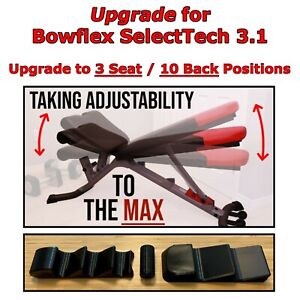 Upgrade for Bowflex SelectTech 3.1 - upgrade to 10 back / 3 seat positions!