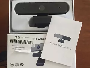 HD 1080P Webcam S2 with Microphone, Full HD Streaming Web Camera - New - Picture 1 of 7