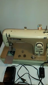 VINTAGE SHERWOOD BROTHER FLAIRMATIC 190 ELECTRIC SEWING MACHINE - GOOD CONDITION - Picture 1 of 10