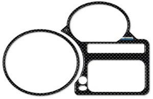 Adesivo 3D CARBON LOOK per cruscotto compatibile per MOTO BMW K1200R e K1300R - Picture 1 of 2