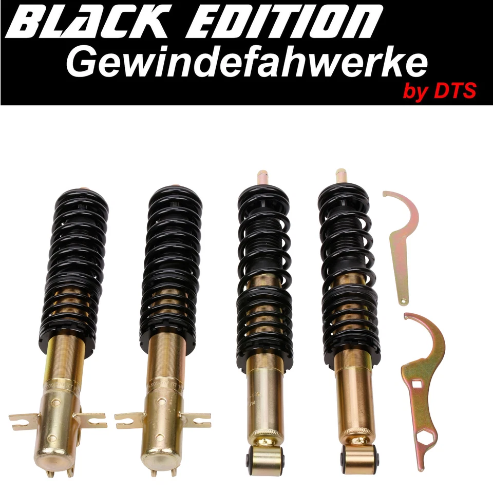 Coilover BlackEdition per VW Golf I 1 Jetta I 1 17, 155 incl. Cabrio - Immagine 1 di 1