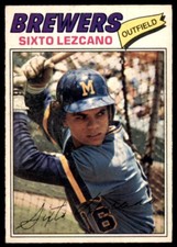 1977 O-PEE-CHEE* SIXTO LEZCANO MILWAUKEE BREWERS #71