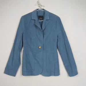 Basque Womens Blazer Jacket 8(AU) or XS Blue Long Sleeve Office Corporate - Picture 1 of 8