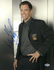 MICHAEL WEATHERLY SIGNED 11X14 PHOTO NCIS AUTHENTIC AUTOGRAPH BECKETT COA B