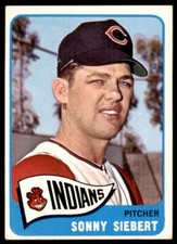 1965 Topps Sonny Siebert Baseball Cards #96