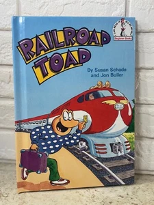 Railroad Toad by Susan Schade Jon Buller Dr. Suess Beginner Book Hardcover 1993 - Picture 1 of 14
