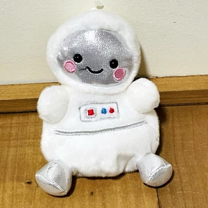 Aurora Palm Pals COSMO 5" Astronaut Space Plush White Beanbag Stuffed - Picture 1 of 6