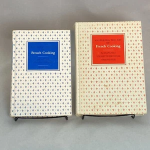 Signed by both JULIA & PAUL CHILD Mastering the Art of French Cooking One & Two - Picture 1 of 24