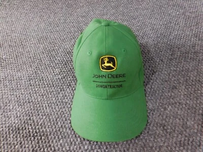 Gorra John Deere con correa logotipo verde clásico Dowda tractor algodón Foto 1 de 4