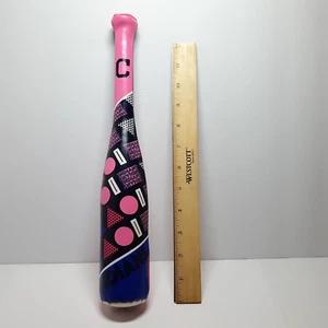 Rawlings Cleveland Indians 13" Pink Vinyl Plastic Retro Logos Toy Baseball Bat - Picture 1 of 8
