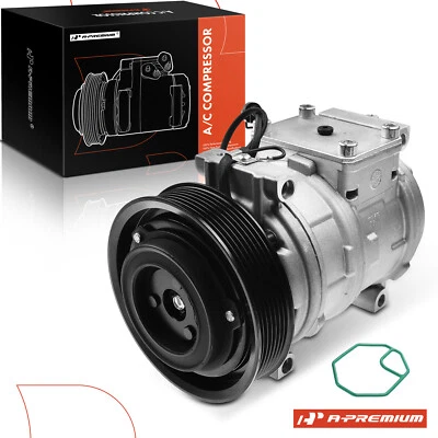 Compresor de aire acondicionado A-Premium con polea de 7 ranuras para Jeep Grand Cherokee 1993-1998 Foto 1 de 4