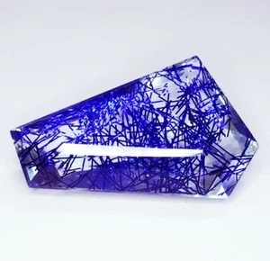 Certified Natural Rutile Quartz 72+ Ct Loose Gemstone Flawless Fancy Gems Z392 - Picture 1 of 12