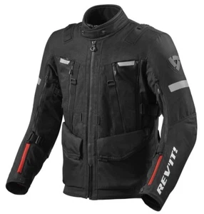 GIACCA JACKET MOTO REV'IT REVIT SAND 4 TRE STRATI BLACK IMPERMEABILE H2O TG XXL - Picture 1 of 2