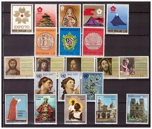 s15534) VATIKAN POSTFRISCH ** 1970 kompletter Jahressatz 21v - Bild 1 von 1