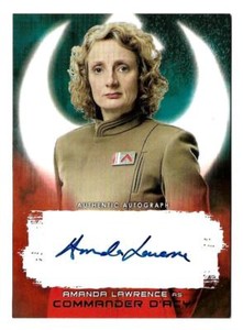 2018 Topps Star Wars The Last Jedi SERIES 2 Red Autograph Amanda Lawrence #25/99