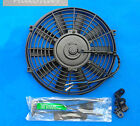 16'' 12 Volt 12V 16 inch Thermo Fan Electric Cooling Fan + Mounting Kit