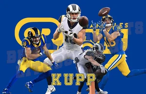 Los Angeles Rams Lithograph print of Cooper Kupp 17 x 11 - Bild 1 von 1