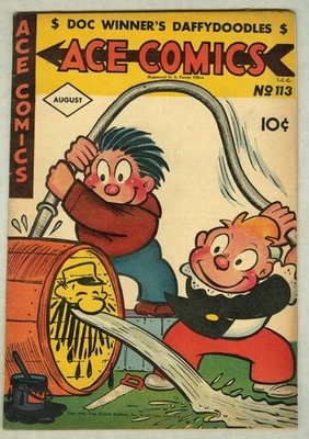 Ace Comics #113 August 1946 VG Phantom, Prince Valiant, Jungle Jim - Image 1 of 2
