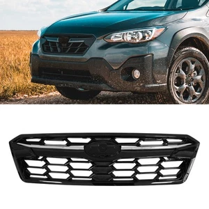 Front Upper Hood Bumper Grille Grill for Subaru Crosstrek 2018-2019 Black - Imagen 1 de 6