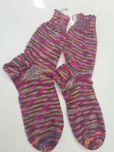 Wollsocken Gr. 39/41 handgestrickt Stricksocken ,Sockenwolle, 4fach - Bild 1 von 4