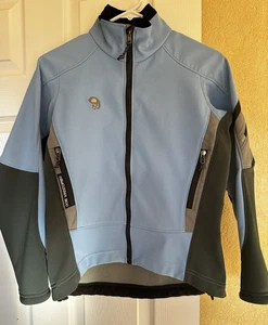 Giacca cappotto Mountain Hardware Gore Windstopper neve sci escursione taglia 6 donna blu - Foto 1 di 14
