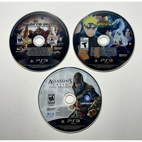 PlayStation 3 PS3 Action bundle Video Game lot🔥Works! Assassins creed Naruto