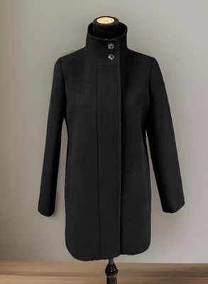 J CREW City Coat Wool Blend Lined Full Zip High Neck Women's Size 4 Business NWT - Image 1 of 4