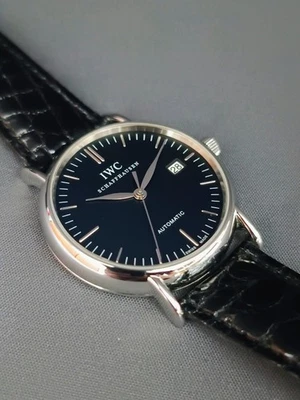 IWC Portofino Black Dial IW356305 Automatic Original Dial Black w/warranty - Bild 1 von 4