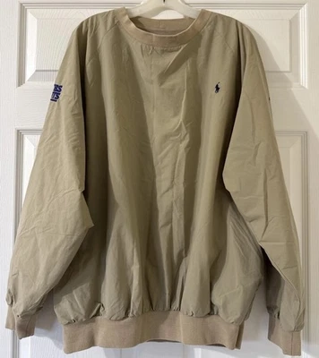 Polo Ralph Lauren, Rompevientos Golf Pull Over Para Hombre Mediano Caqui Con CBS Deportes  Foto 1 de 4