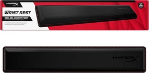 HyperX Wrist Rest - Full Sized - Cooling Gel - Memory Foam - Size, Black - Picture 1 of 6