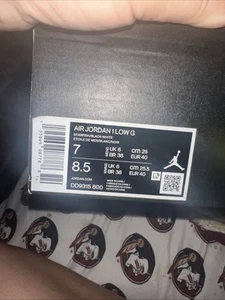 Jordan I Low Golf-Shattered Backboard Size 7 Men’s Missing Top Lid - Picture 1 of 7