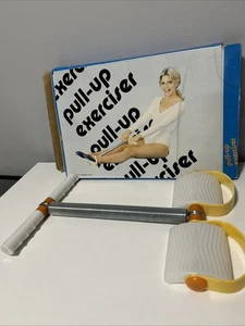 Vintage Pull-Up Exerciser Workout Spring Resistance Rowing Tummy Toner With Box - Picture 1 of 8