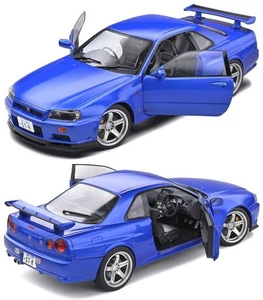 Solido 1/18 Nissan Skyline GT-R R34 NISMO Wheel Ver. Model Car S1804306 - Picture 1 of 4