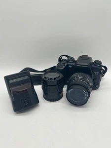 Minolta DG-7D Black Camera Kit – 35-80mm Lens & Maxxum 3200i Flash Clip (0052427 - Picture 1 of 10
