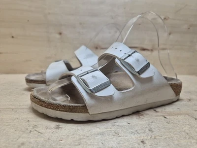 BIRKENSTOCK ARIZONA DAMEN SANDALEN ZWEIRIEMEN PANTOLETTEN GR:36 UK:3.5 WEIß - Bild 1 von 4