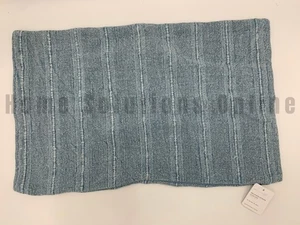 Pottery Barn Relaxed Striped Lumbar Pillow Cover Chambray Blue 16" x 26" #8931P - Picture 1 of 4