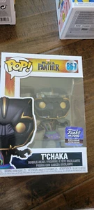 2021 FUNKO POP HOLLYWOOD STORE EXCLUSIVE MARVEL BLACK PANTHER T'CHAKA # 867 - Picture 1 of 1
