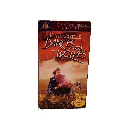Dances with Wolves (VHS, 1999) Contemporary Classics Kevin Costner Oscar Winner - Image 1 of 3