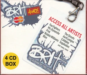 Box: The Brit Awards Album - Access All Artists | 4CDs COLDPLAY OASIS Röyskopp - Imagen 1 de 2