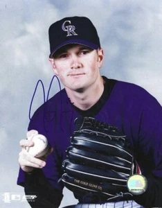 Signed 8x10 JASON JENNINGS Colorado Rockies Autographed photo - COA - Picture 1 of 1