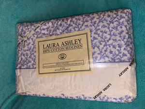 LAURA ASHLEY Vintage VICTORIA Floral Pattern FULL FLAT SHEET - Picture 1 of 5