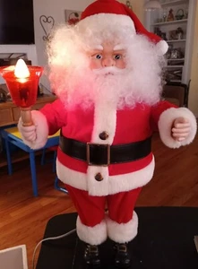 Vintage 1986 Original Telco MOTION-ettes of Christmas 24" Santa Claus in Box - Picture 1 of 10