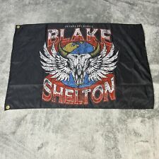 Blake Shelton Flag Banner Black Music