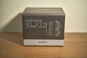 Voigtlander COLOR-SKOPAR 50mm F2.2 Nero VM Leica M-mount obiettivo messa a fuoco singola - Nuovo - Foto 1 di 2