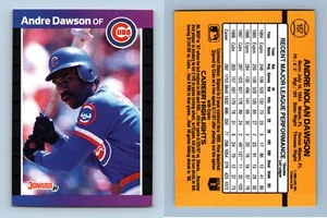 Andre Dawson - Cubs #167 Donruss 1989 Baseball Trading Card - Picture 1 of 1