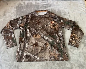 Men's Camouflage Long Sleeve Realtree Xtra Camouflage Crew neck Shirt XL - Picture 1 of 7