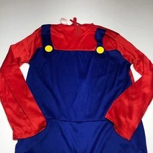 Maxim Mario Brothers Nintendo Pullover Unisex Medium Einteiler Kostüm Cosplay NEU - Bild 1 von 12